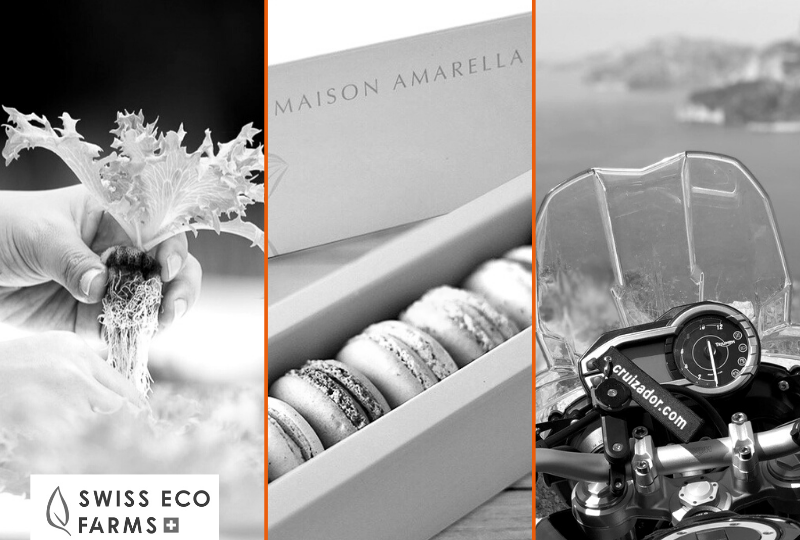 Nous accompagnons trois nouvelles start-up : Swiss Eco Farms, Maison Amarella et Cruizador