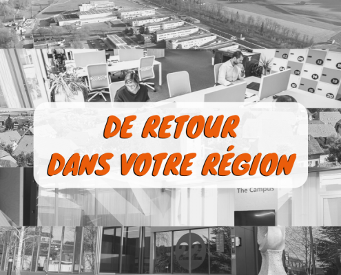 Nos coaches sont de retour dans les espaces d'innovation et de coworking du canton de Fribourg