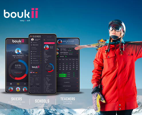 Boukii développe une application créant un lien digital direct entre les écoles de sports, les moniteurs et les élèves.